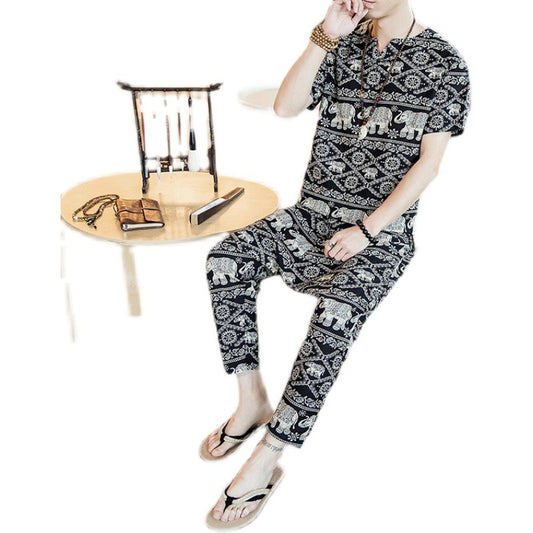 Plus size men's streetwear set by Agate, two-piece casual clothing with hoodie and joggers, stylish and comfortable for everyday wear.