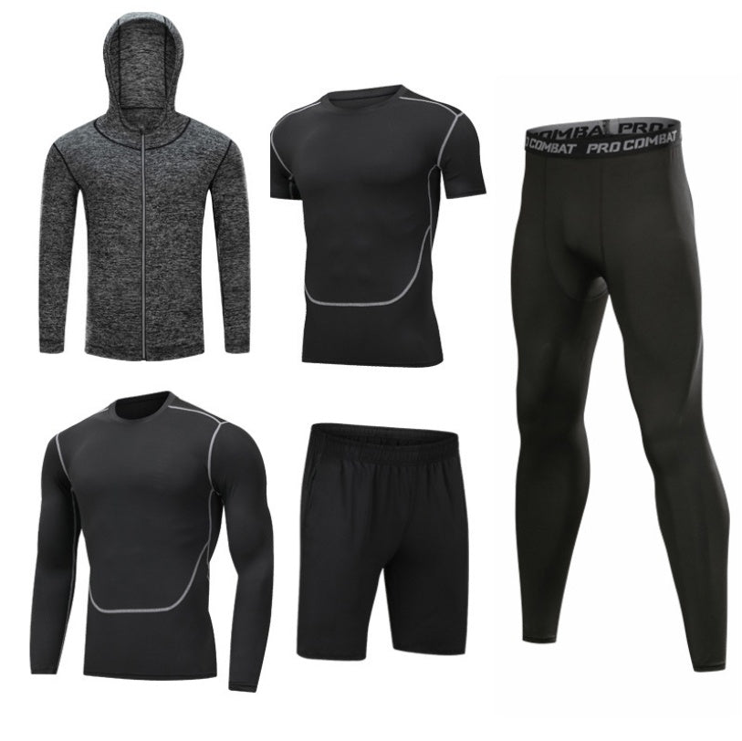 Men's Agate sportswear, athletic shirt and shorts set, designed for active wear and sports activities.