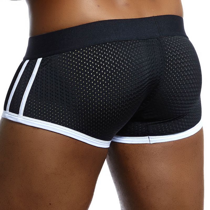 Men's Agate JOCKMAIL Boxer Underwear, comfortable men's underwear with a snug fit, featuring a supportive waistband and smooth fabric.