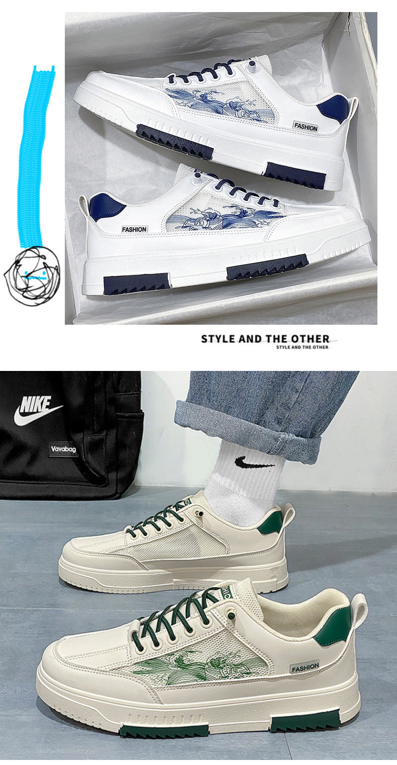 Agate mesh breathable sneakers with thin, wear-resistant, lightweight design, ideal for comfortable everyday wear