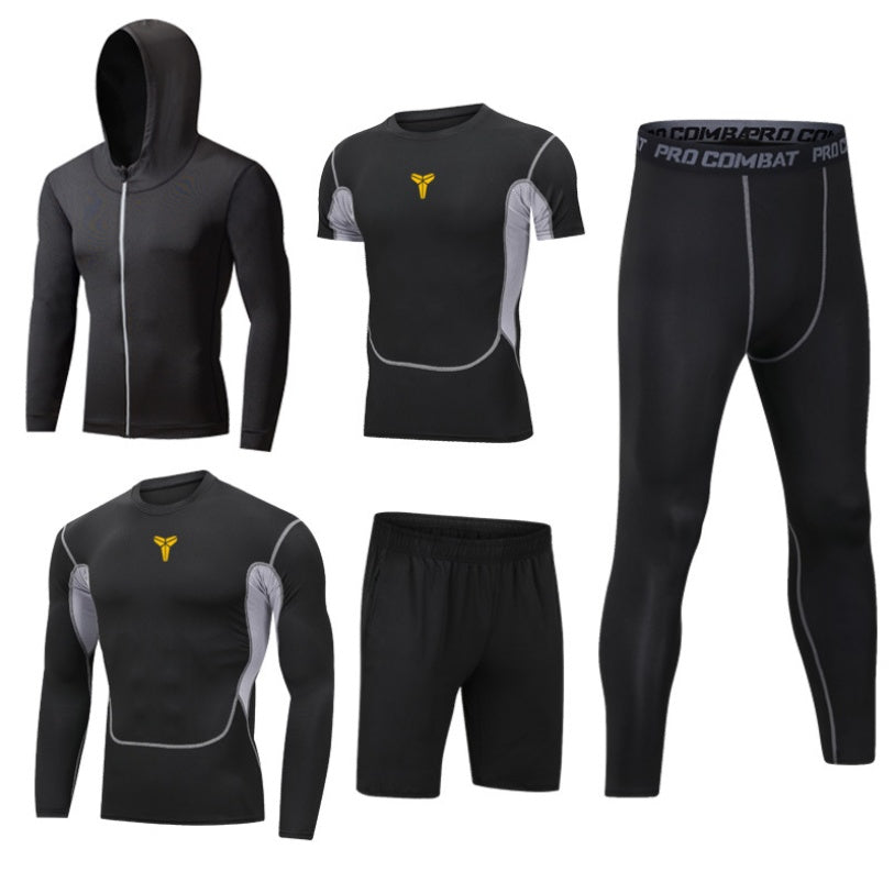 Men's Agate sportswear athletic top and shorts set, lightweight breathable fabric for running and active workouts.