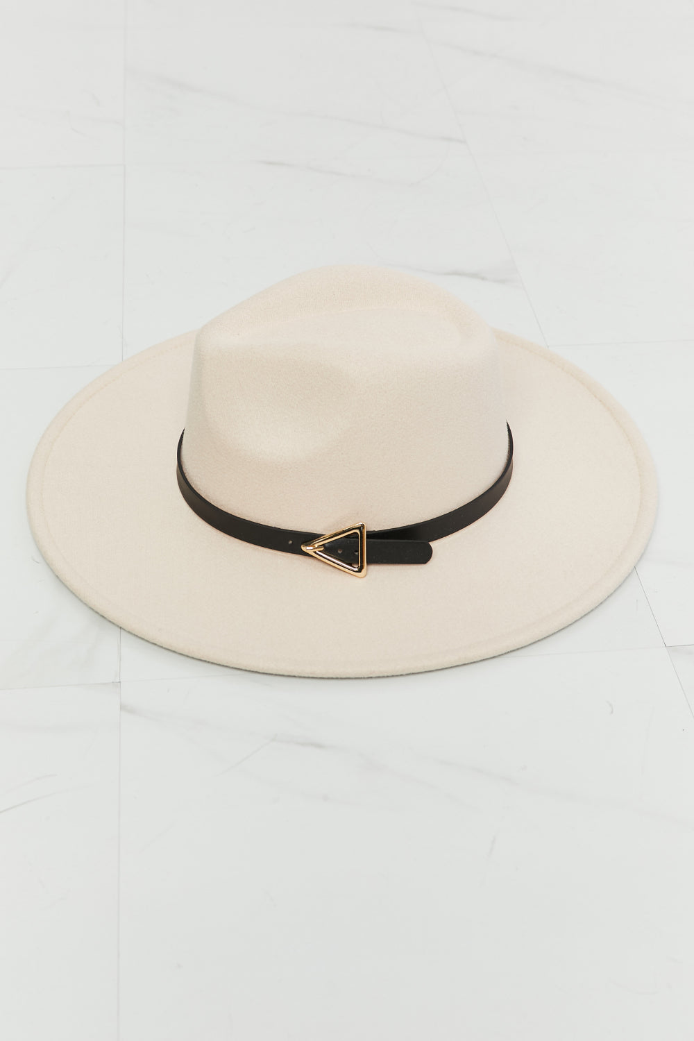 Fame Ride Along Fedora Hat by Trendsi, stylish brown fedora with a wide brim and decorative band, displayed on a neutral background.