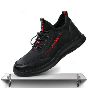 Men's Agate safety shoes with anti-slip soles and reinforced toe protection, designed for workplace safety and durability.