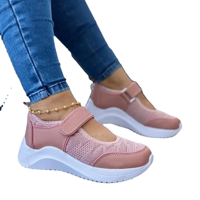 Blue Agate summer women casual sneakers showing lightweight canvas shoes with white soles and laces for everyday wear