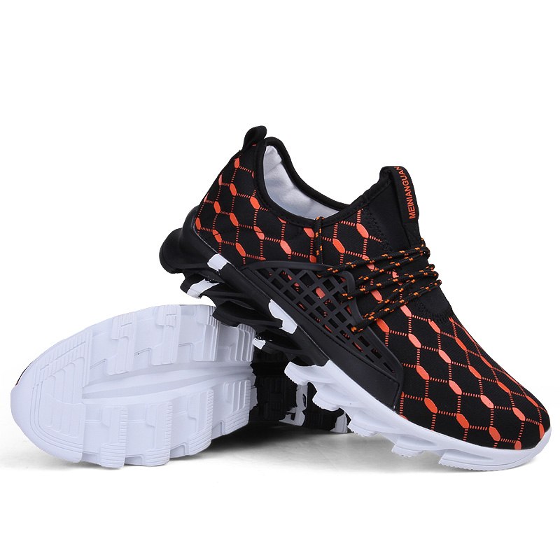 Black Agate men's sport sneakers, comfortable outdoor running shoes with supportive design for active sports and outdoor activities.