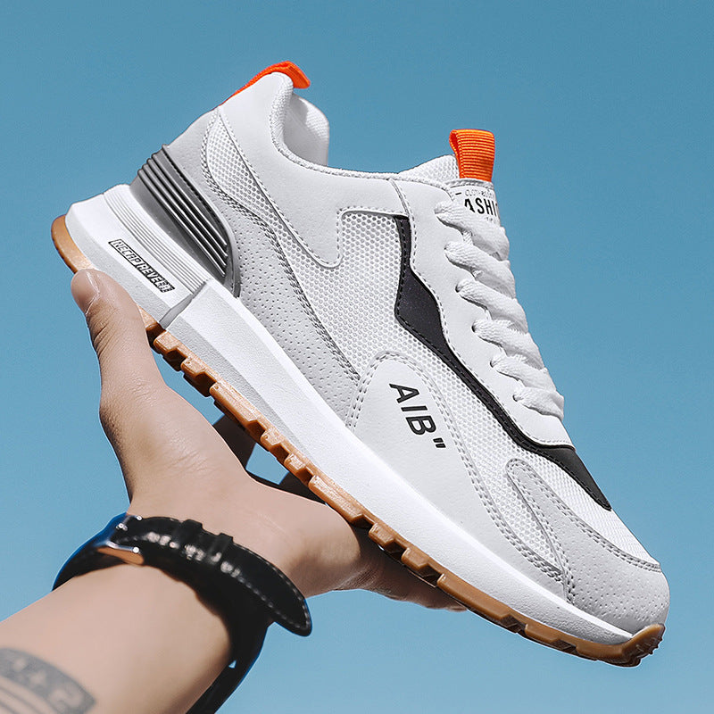 Black Agate men's sport shoes for golf training, lightweight mesh sneakers designed for comfort and performance.