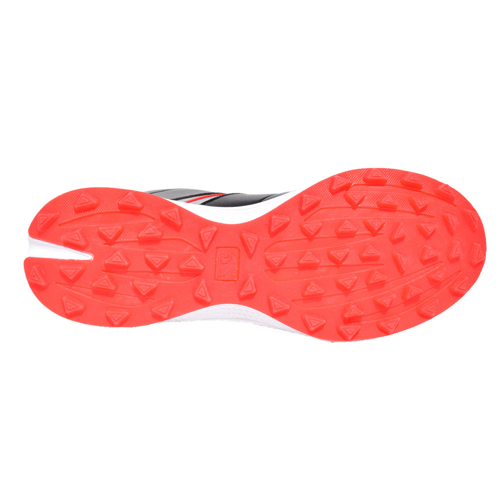 Black and white waterproof men's shoes by Agate, professional lightweight design, showcasing the sleek shoe profile and water-resistant material.