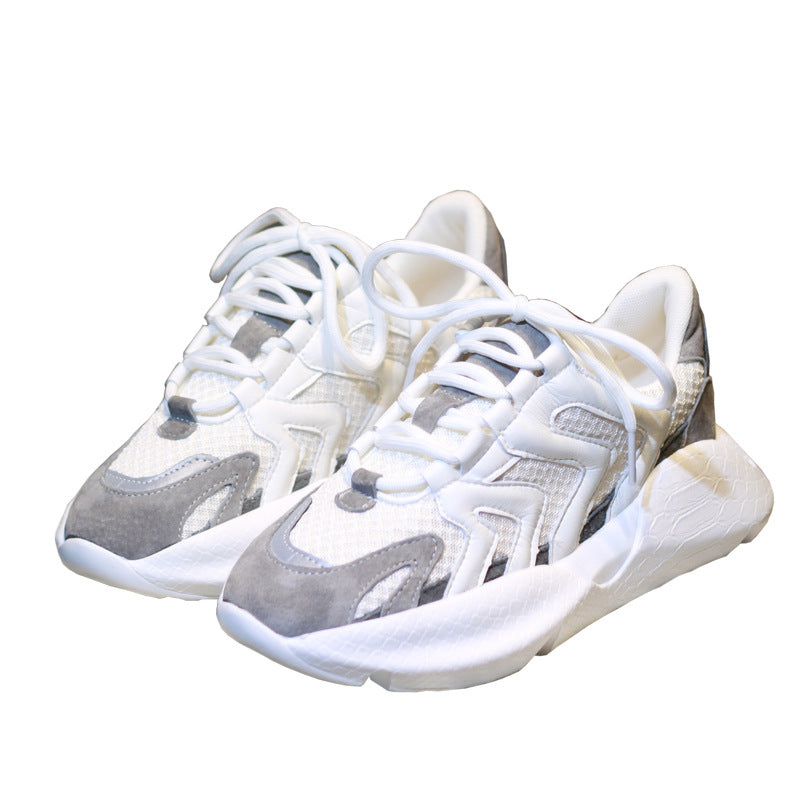 Grey Agate women's breathable casual sports shoes with cushioned soles and stylish design.