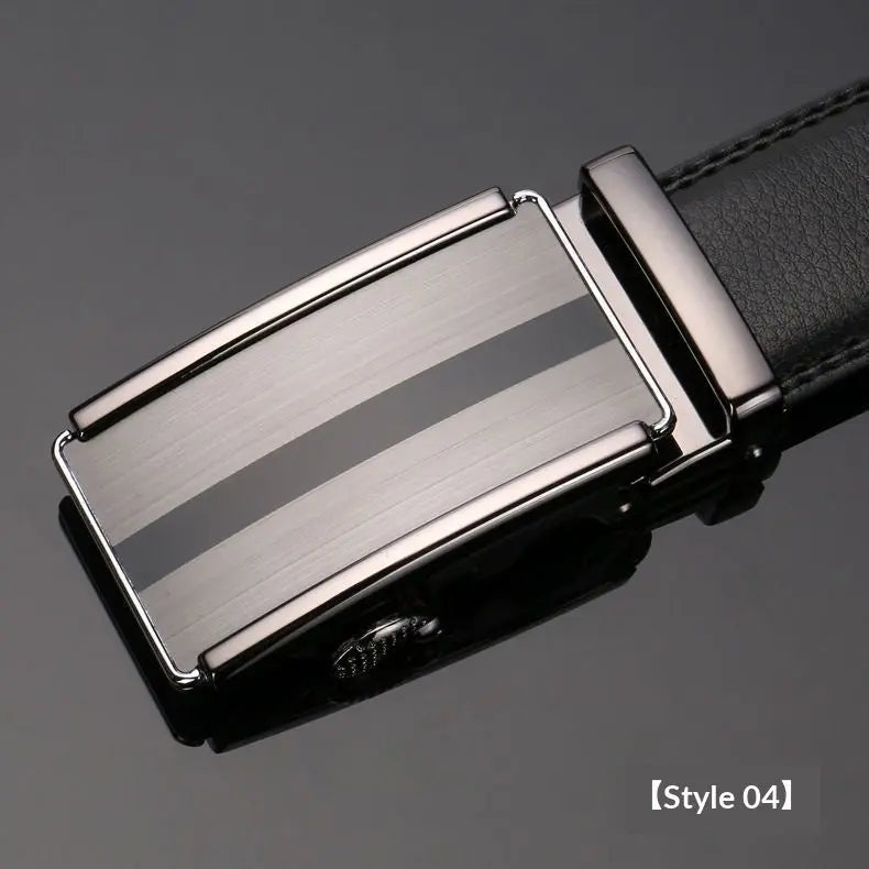Mens Stylish Versatile And Trendy Business Leather Belt Alvionz