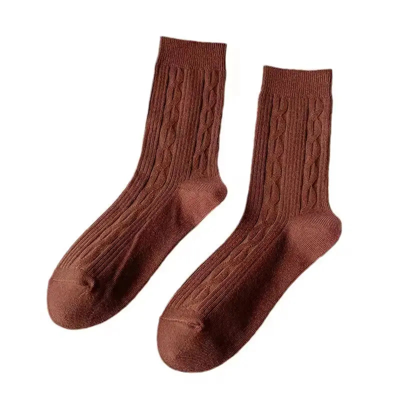 Womens Thick Warm Mid-Calf Wool Socks - Alvionz.de