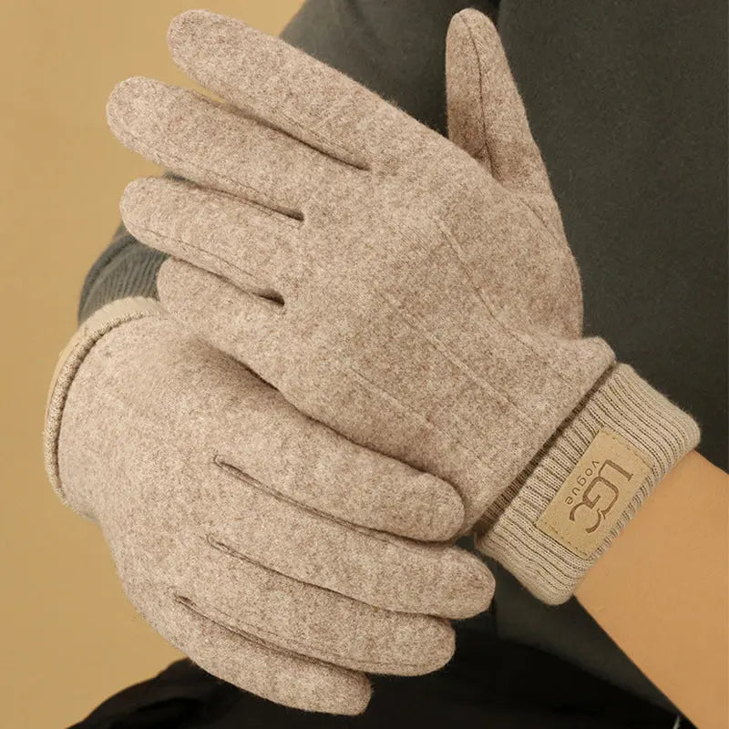 Cashmere-look Men's Winter Thermal Gloves Alvionz