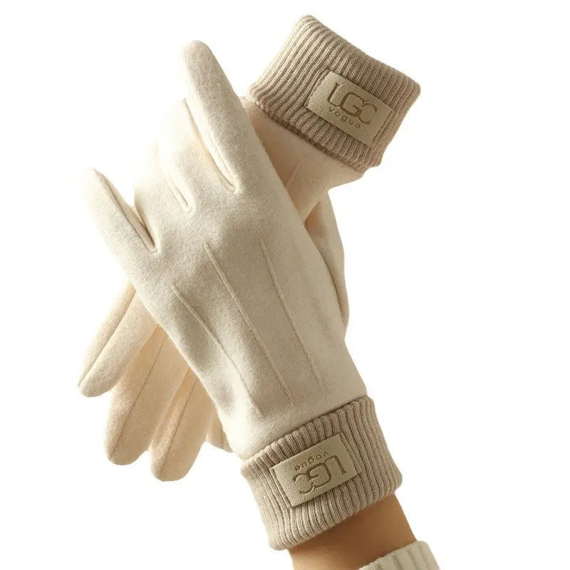 Cashmere-look Men's Winter Thermal Gloves Alvionz