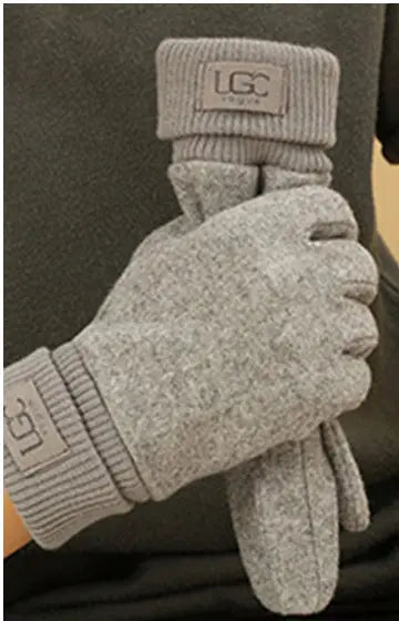 Cashmere-look Men's Winter Thermal Gloves Alvionz