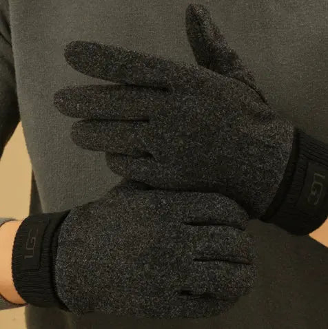 Cashmere-look Men's Winter Thermal Gloves Alvionz