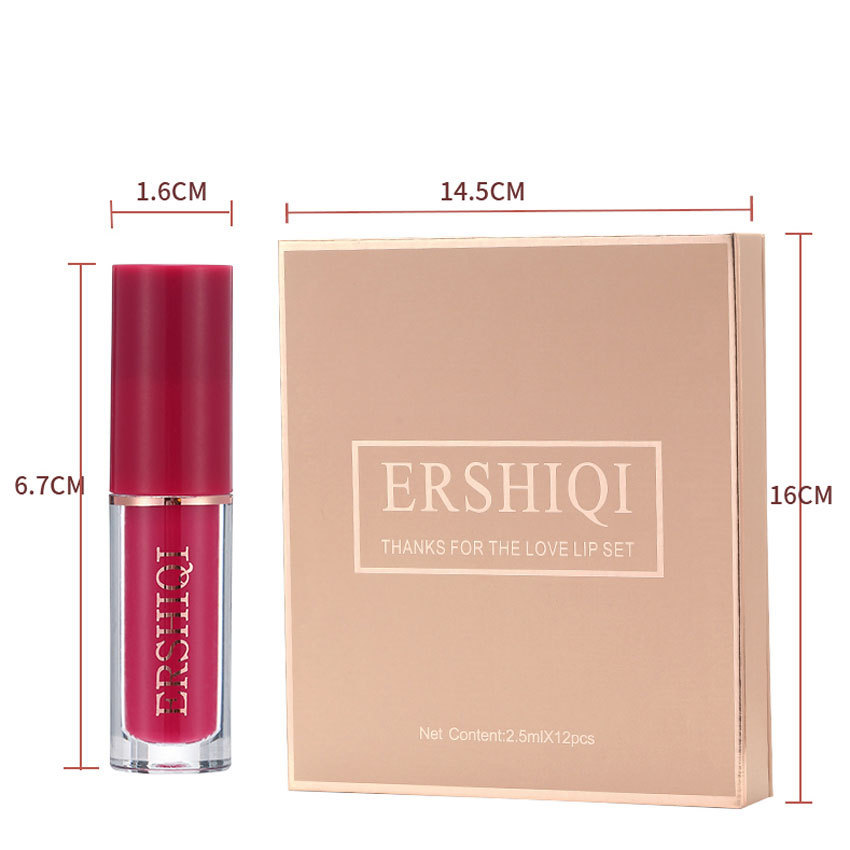 12 pcs Moisturizing Velvet Matte Lipstick Gift Box Alvionz.de