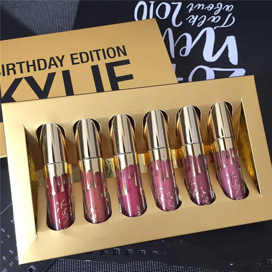 Gold 6 Lip Colors - Kelly Kim Birthday Edition Alvionz.de
