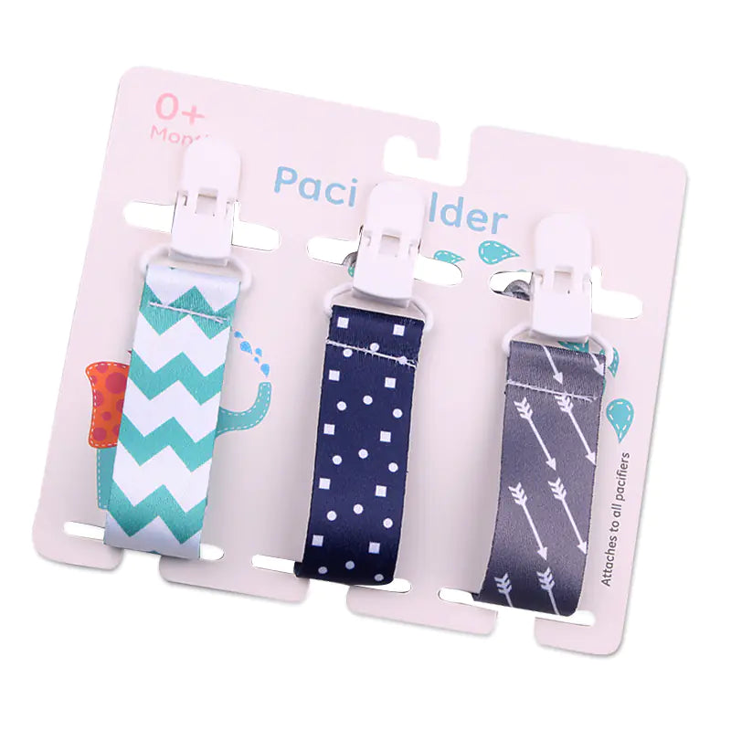 Cartoon Pattern Baby Pacifier Teether Pack of Three Alvionz.de