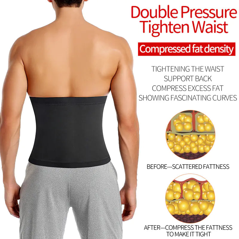Men's Sauna Body Shaper Waist Trainer Slimming Belt Alvionz.de