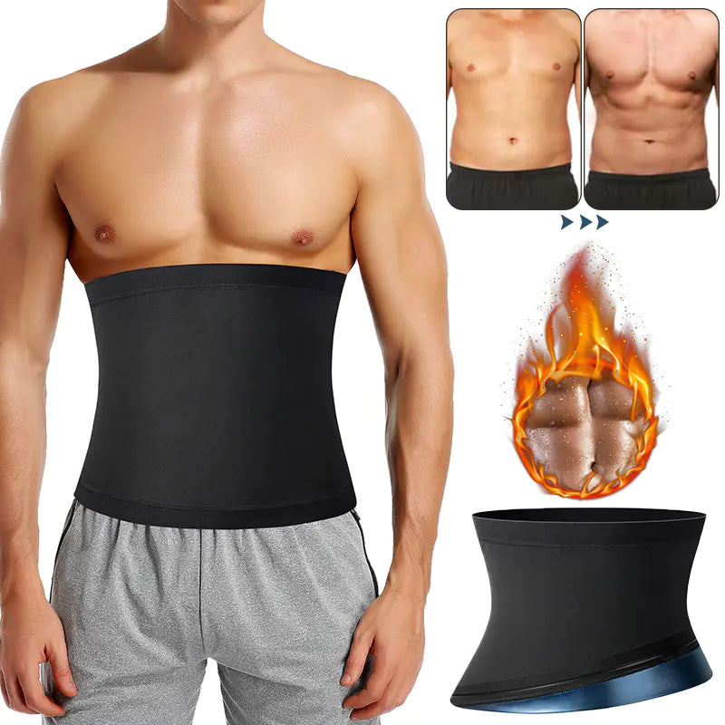 Men's Sauna Body Shaper Waist Trainer Slimming Belt Alvionz.de