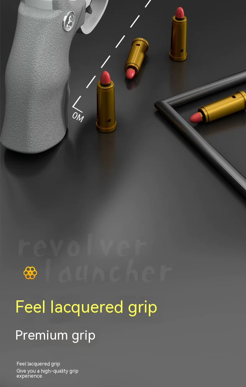 Children's left-wheel soft bullet toy pistol in black and green by Alvionz.de, designed for safe play and active fun.