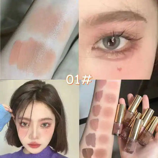 Brown Glitter Eyeshadow Stick and Contour Cream Makeup Alvionz.de