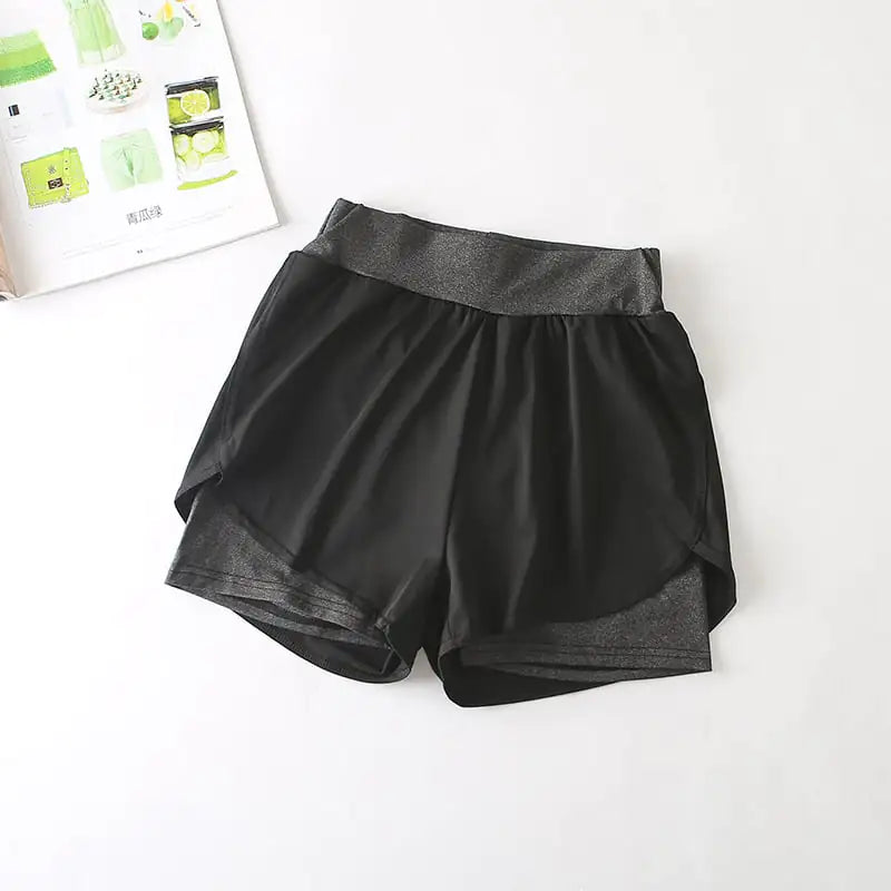 Quick-Drying High-Waist Sports Shorts for Active Wear Alvionz.de