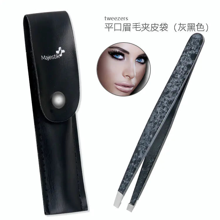 Double-Sided Stainless Steel Tweezers Beauty Set Alvionz.de
