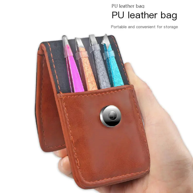 Double-Sided Stainless Steel Tweezers Beauty Set Alvionz.de