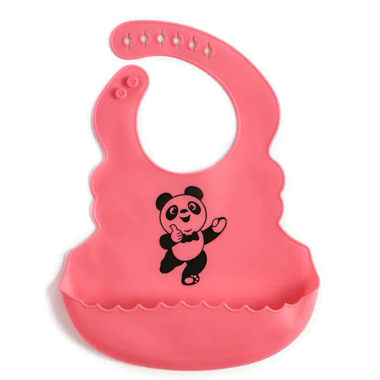 Food Grade Silicone Baby Bib with Saliva Pocket Alvionz.de
