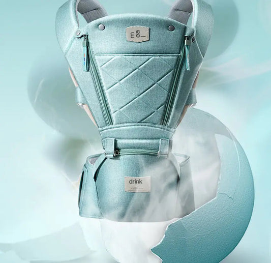 Baby Carrier with Bass Bear Hip Seat for Front Carry Alvionz.de