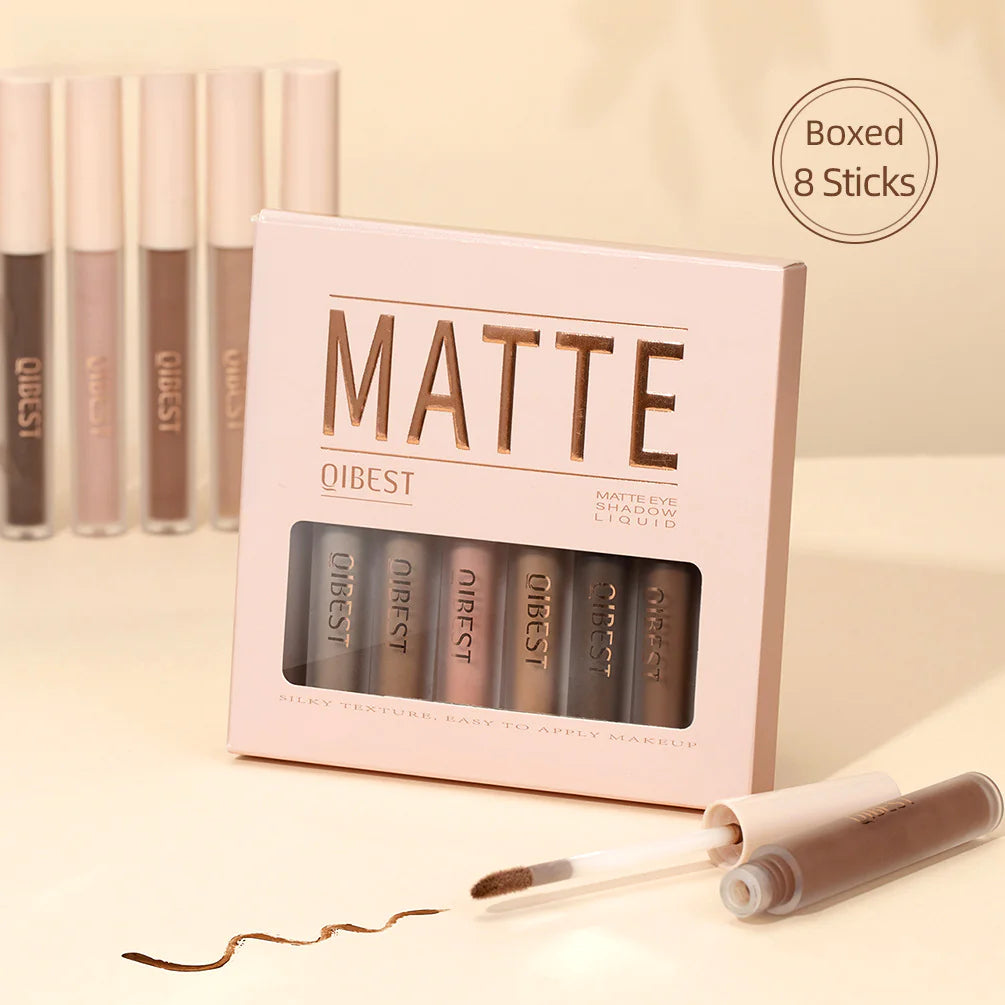 QIBEST Matte Liquid Eyeshadow and Blush Duo Set Alvionz.de