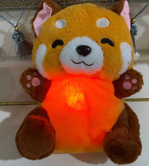 New Red Panda Plush Toy: Musical Lights & Breathing Alvionz.de