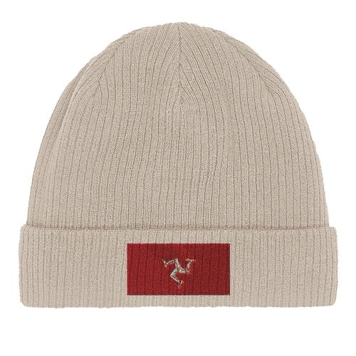 Bonnet en coton Drapeau de l'île de Man Amethyst Clover