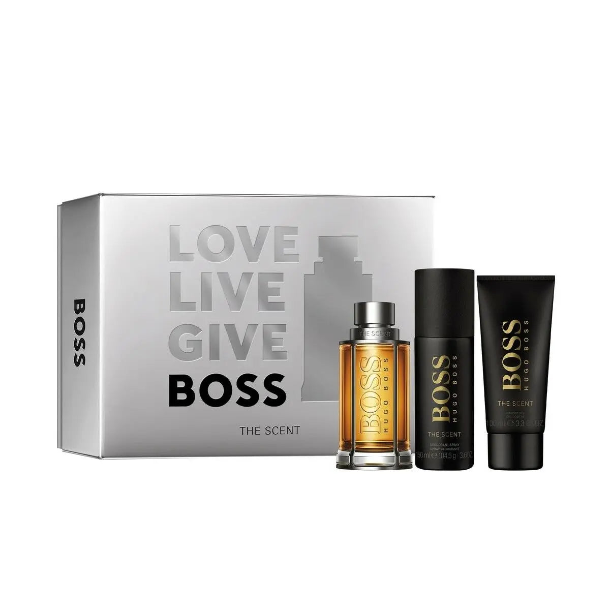 Men's Perfume Set Hugo Boss Boss The Scent 3 Pieces Bigbuy