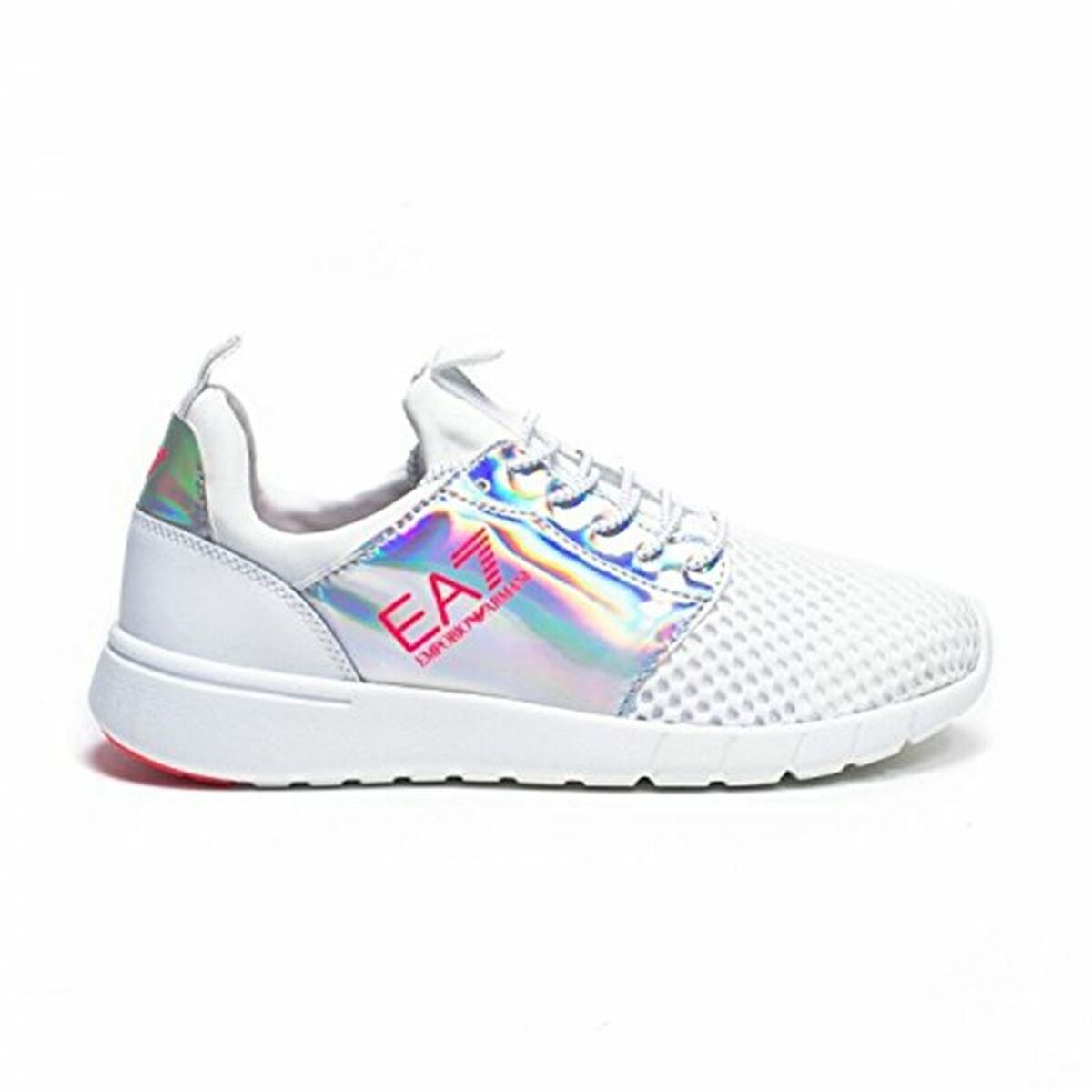 Sports Trainers for Women Armani Woven White Bigbuy