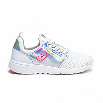 Sports Trainers for Women Armani Woven White Bigbuy