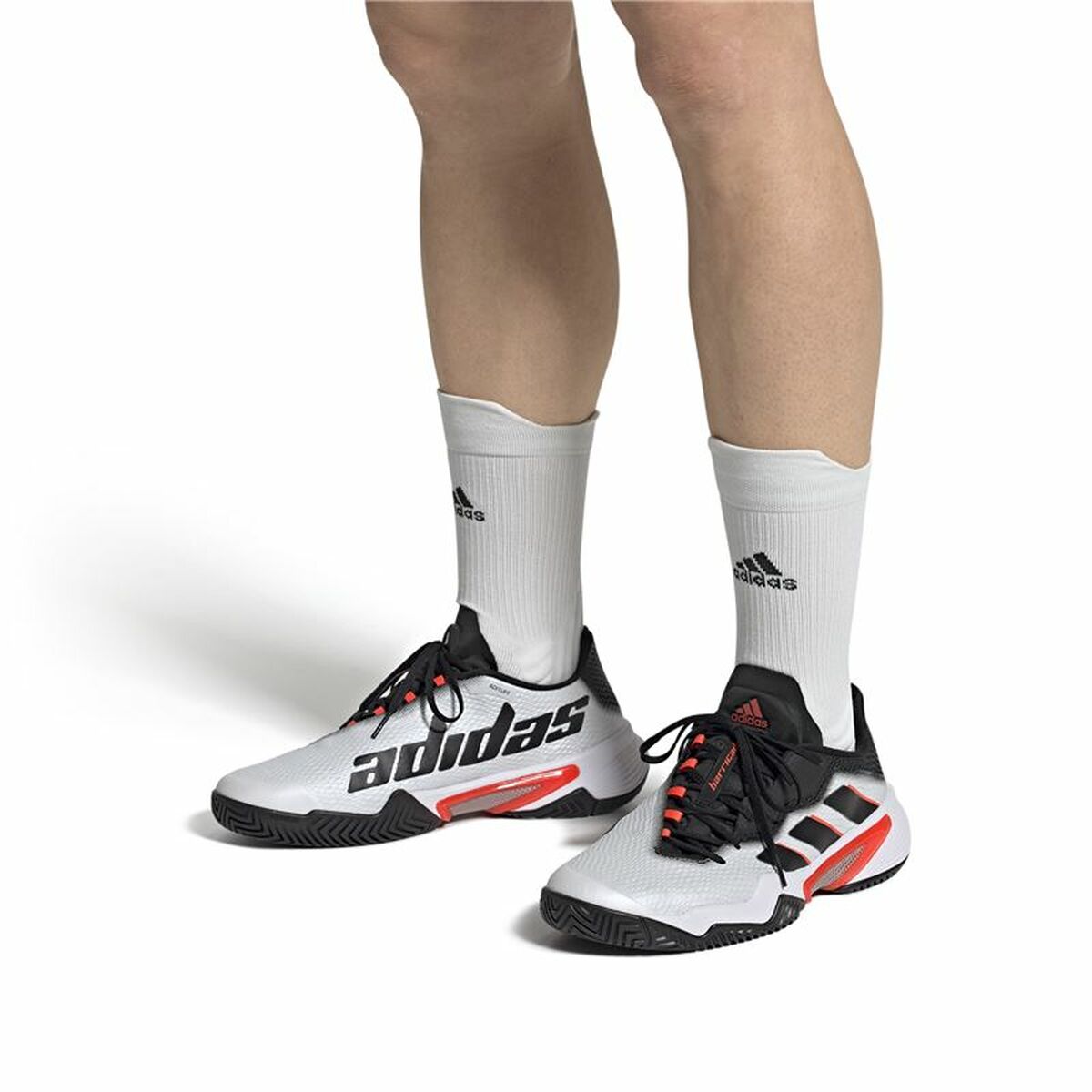 Men's Tennis Shoes Adidas Barricade  White Bigbuy