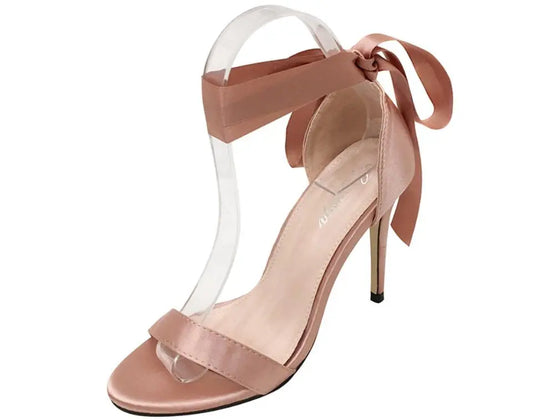 Designer Dresses Shoes Pink Black High Heels Wedding Bridal Women Blue Charlie