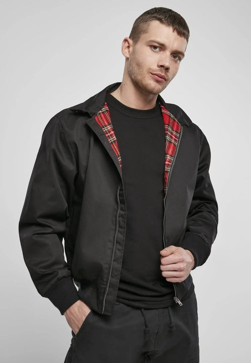 Black Callisto men's Standard Lord Canterbury jacket, 3XL size, shown on a hanger with a sleek, modern design.