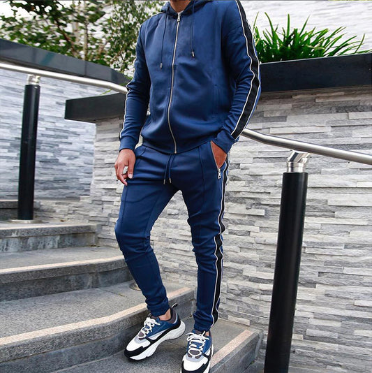 Men's Agate sportswear casual outfit featuring a sporty jacket and pants, suitable for active and everyday wear.
