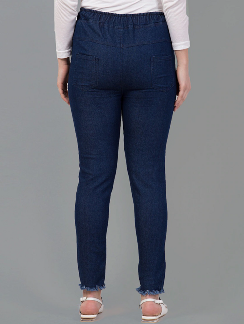 Women High Rise Denim Jeans(Size28)(Colornavy blue) - Alvionz.de