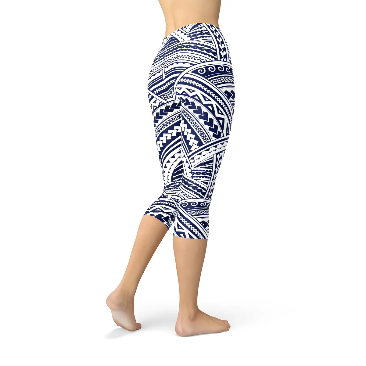Polynesian Maori Tattoo Capri Leggings - Alvionz.de