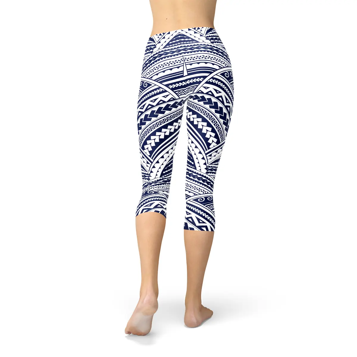 Polynesian Maori Tattoo Capri Leggings - Alvionz.de