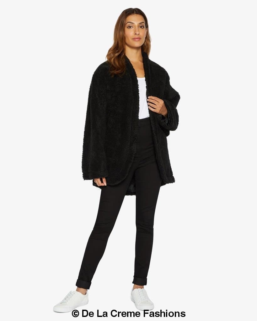 Open Front Belted Teddy Coat (1917) Rose Eleusis