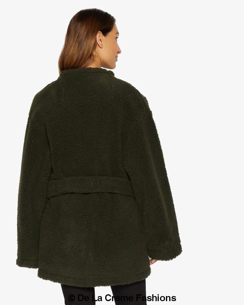 Open Front Belted Teddy Coat (1917) Rose Eleusis