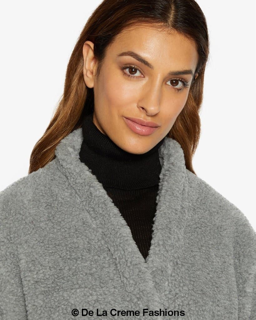 Open Front Belted Teddy Coat (1917) Rose Eleusis