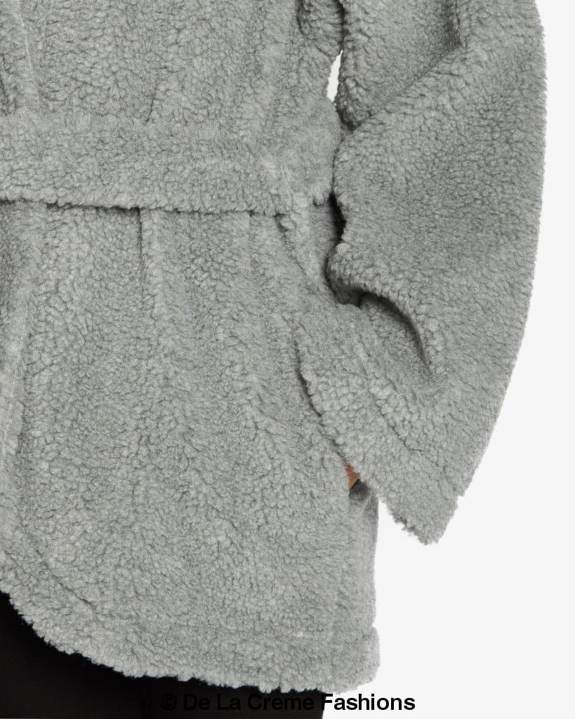 Open Front Belted Teddy Coat (1917) Rose Eleusis