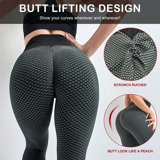 Leggings Women Butt Lifting Workout Sports High Waist Yoga Pants Teal Simba