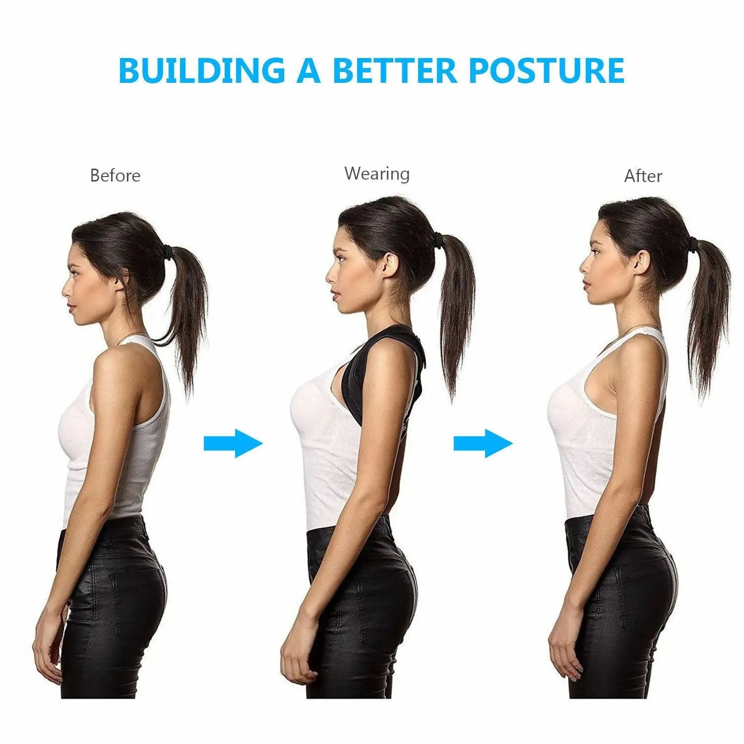 Unisex Adjustable Back Posture Corrector - Alvionz.de