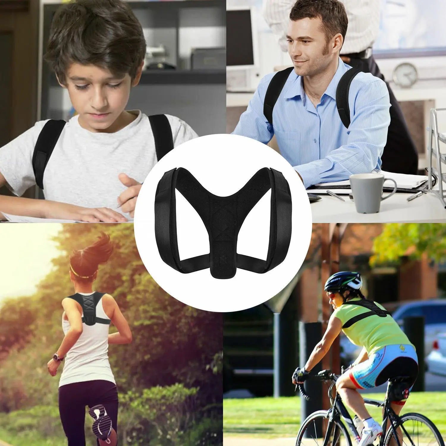 Unisex Adjustable Back Posture Corrector - Alvionz.de